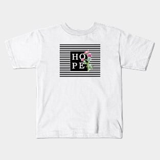 Hope in artichoke flower Kids T-Shirt